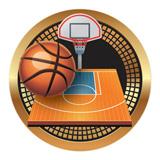 Spectrum Insert, Basketball 2"-D&G Trophies Inc.-D and G Trophies Inc.