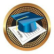 Spectrum Insert, Graduation 2"-D&G Trophies Inc.-D and G Trophies Inc.