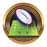 Spectrum Insert, Rugby 2"-D&G Trophies Inc.-D and G Trophies Inc.