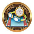 Spectrum Insert, Swimming 2"-D&G Trophies Inc.-D and G Trophies Inc.