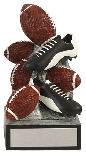 stacked balls football resin trophy-D&G Trophies Inc.-D and G Trophies Inc.