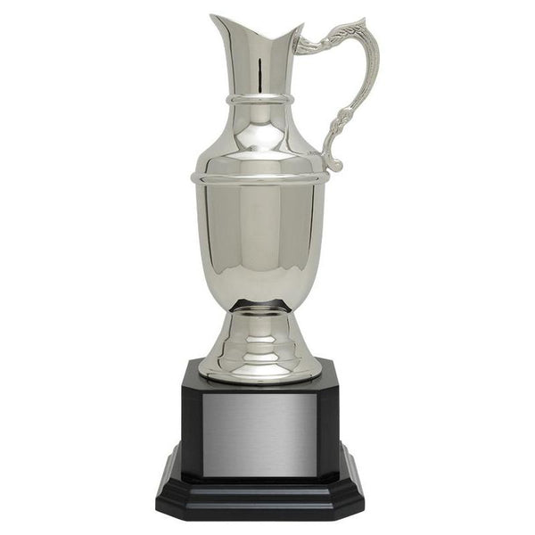 st.andrews jug nickel plated brass-D&G Trophies Inc.-D and G Trophies Inc.