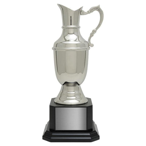 st.andrews jug nickel plated brass-D&G Trophies Inc.-D and G Trophies Inc.