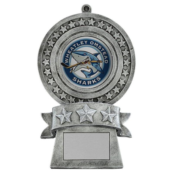 Star Medal 2" Insert Holder Resin-D&G Trophies Inc.-D and G Trophies Inc.