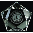 star paperweight optic crystal giftware-D&G Trophies Inc.-D and G Trophies Inc.