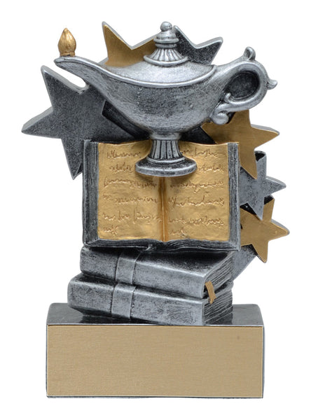 star blast knowledge academic resin-D&G Trophies Inc.-D and G Trophies Inc.