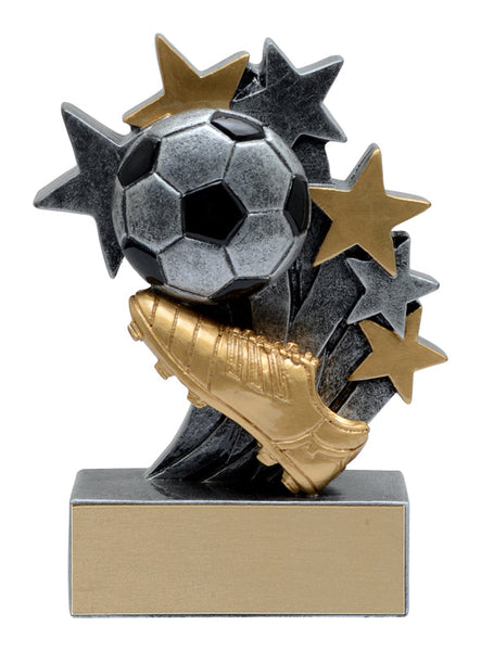 star blast soccer resin trophy-D&G Trophies Inc.-D and G Trophies Inc.