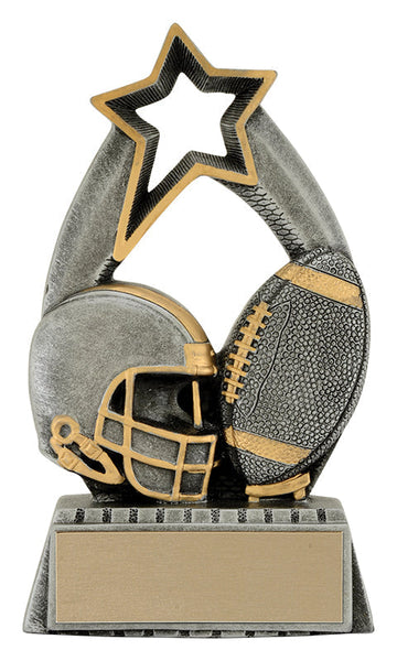 starlight football resin trophy-D&G Trophies Inc.-D and G Trophies Inc.