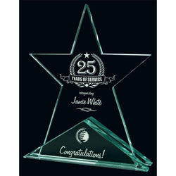 Stellar Jade Glass Award-D&G Trophies Inc.-D and G Trophies Inc.