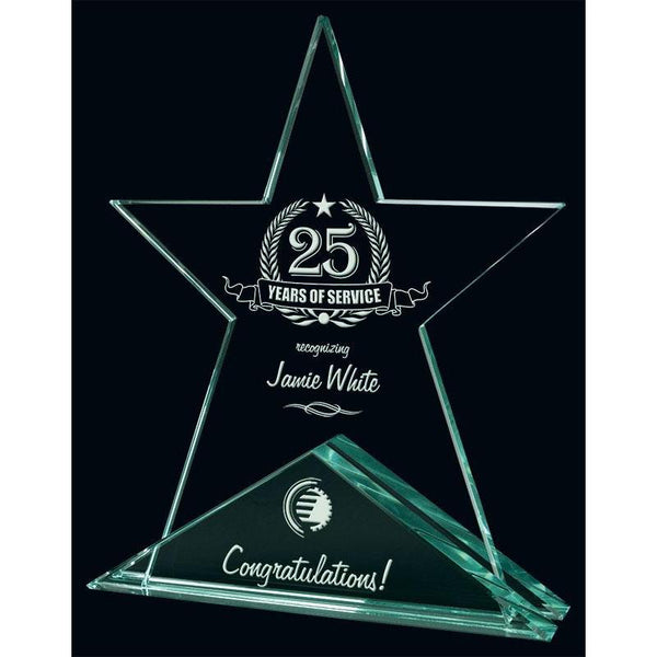 Stellar Jade Glass Award-D&G Trophies Inc.-D and G Trophies Inc.