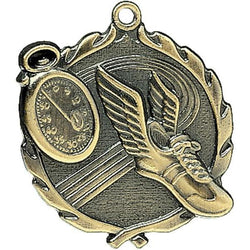 track sculptured medal-D&G Trophies Inc.-D and G Trophies Inc.