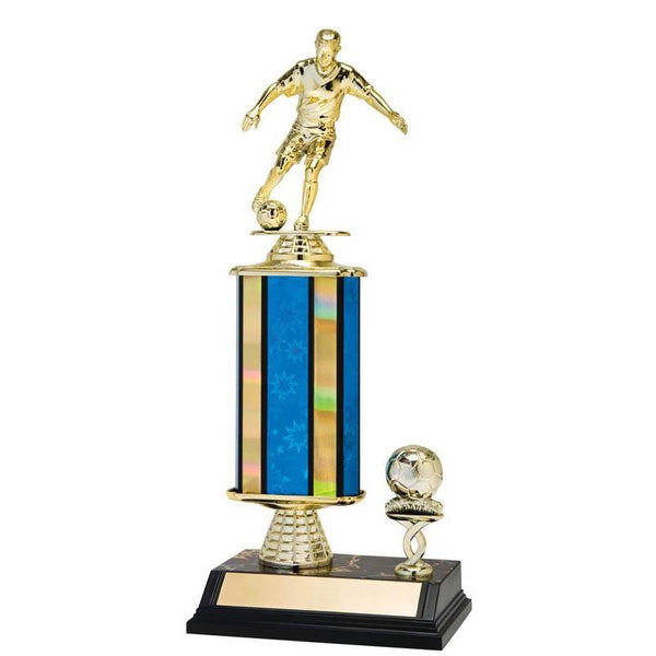 Trophy Kit Gold Starlight Wide w Riser on SB Base w Trim Post, 8"-D&G Trophies Inc.-D and G Trophies Inc.