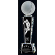 Vapour Baseball Optic Crystal Award-D&G Trophies Inc.-D and G Trophies Inc.