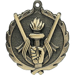 victory sculptured medal-D&G Trophies Inc.-D and G Trophies Inc.