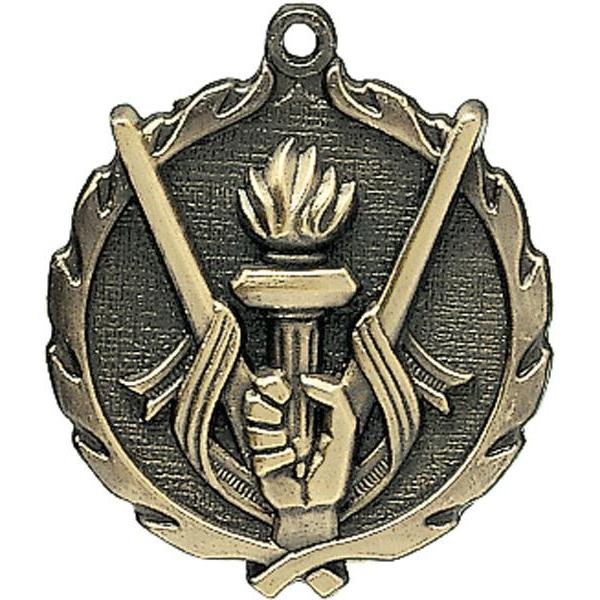 victory sculptured medal-D&G Trophies Inc.-D and G Trophies Inc.
