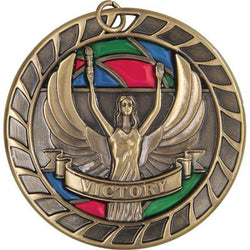 victory stained glass medal-D&G Trophies Inc.-D and G Trophies Inc.