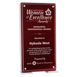 Vista, Rosewood Acrylic Award-D&G Trophies Inc.-D and G Trophies Inc.