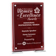 Vista, Rosewood Acrylic Award-D&G Trophies Inc.-D and G Trophies Inc.