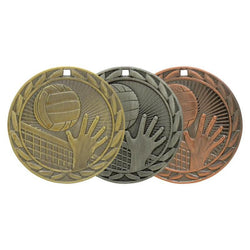 volleyball iron medal-D&G Trophies Inc.-D and G Trophies Inc.