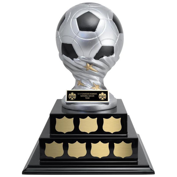 vortex soccer annual soccer resin trophy-D&G Trophies Inc.-D and G Trophies Inc.