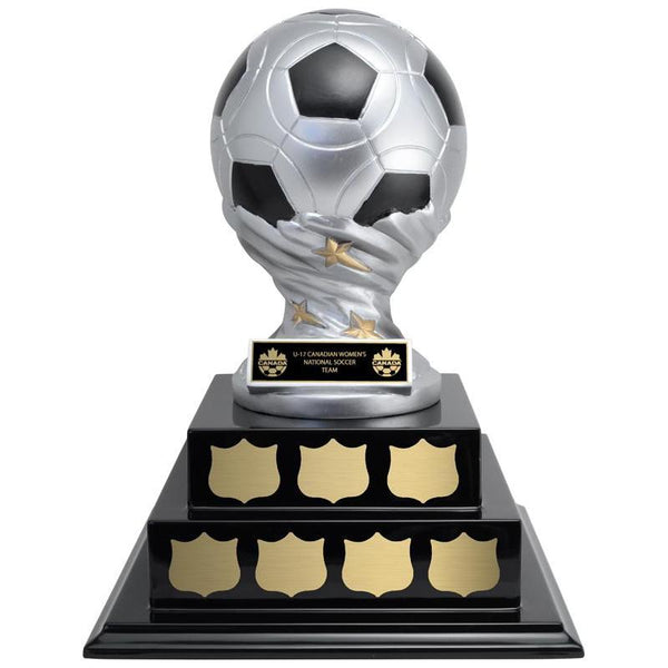 vortex soccer annual soccer resin trophy-D&G Trophies Inc.-D and G Trophies Inc.