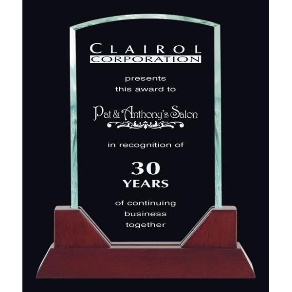 Wellington, Piano Finish Glass Award-D&G Trophies Inc.-D and G Trophies Inc.