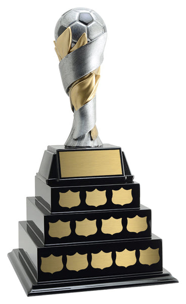 world class annual soccer resin trophy-D&G Trophies Inc.-D and G Trophies Inc.