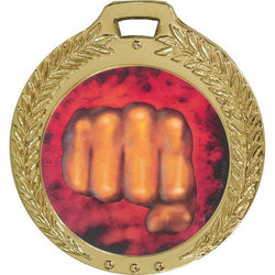 wreath medal bright 1” insert medal-D&G Trophies Inc.-D and G Trophies Inc.